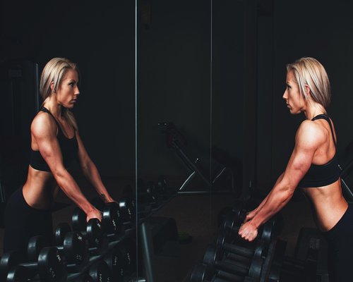 Functional training studio with heavy equipment